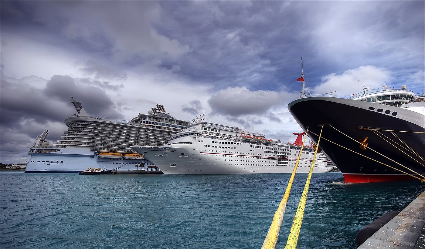 A cruise ship at sea — perfect for solo and singles travel